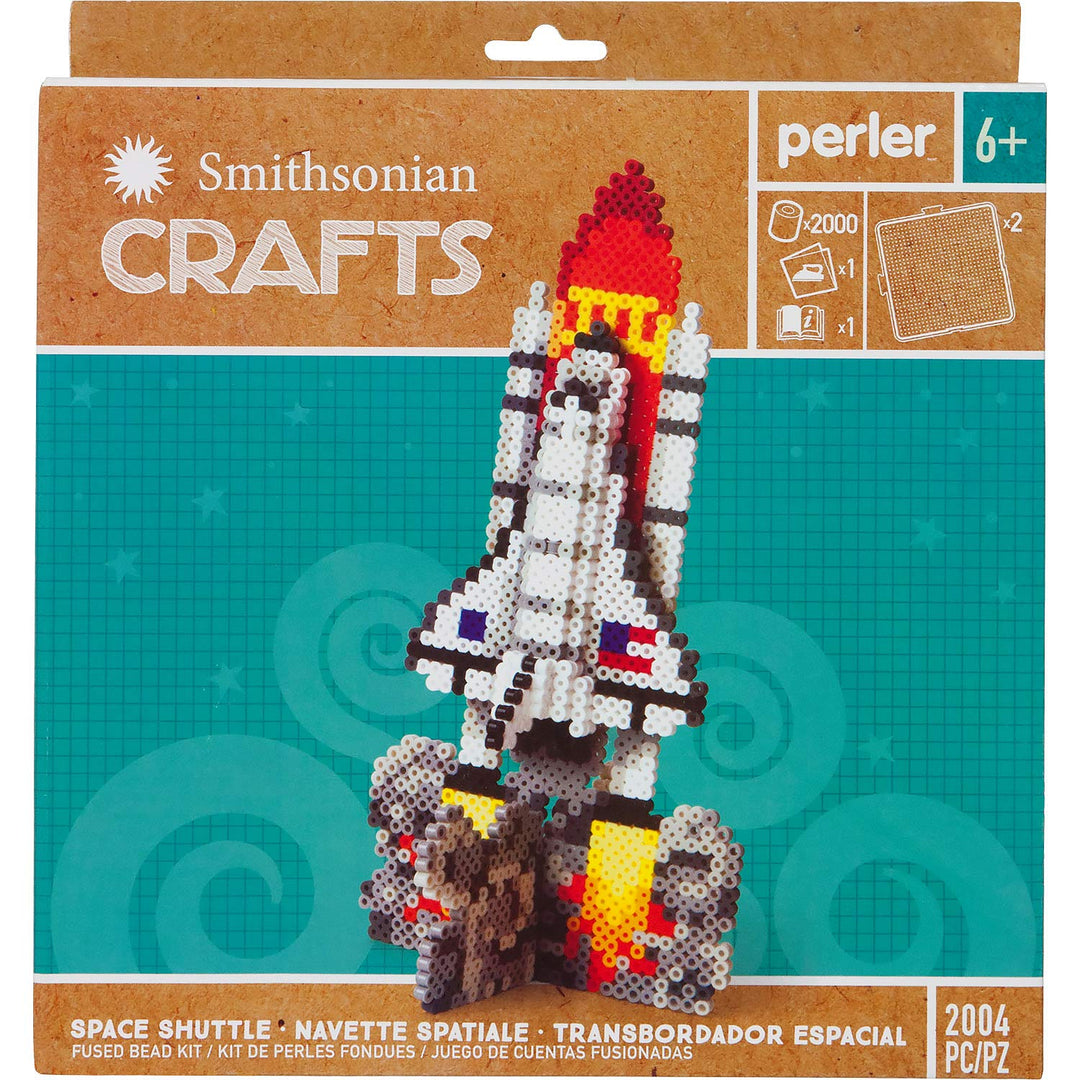 Smithsonian Spaceship 3D Beads Kit, 2000pcs, Space Shuttle