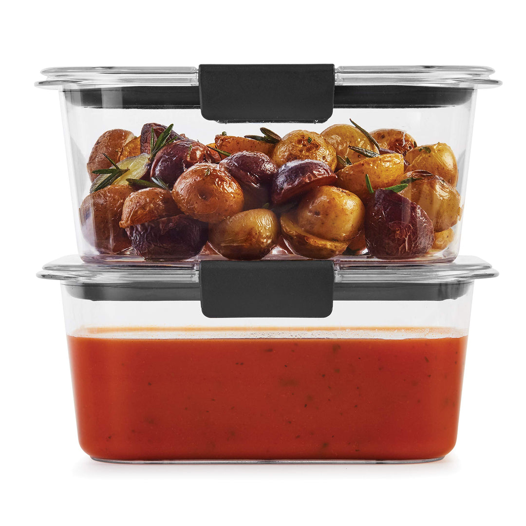 Brilliance BPA Free Food Storage Containers with Lids