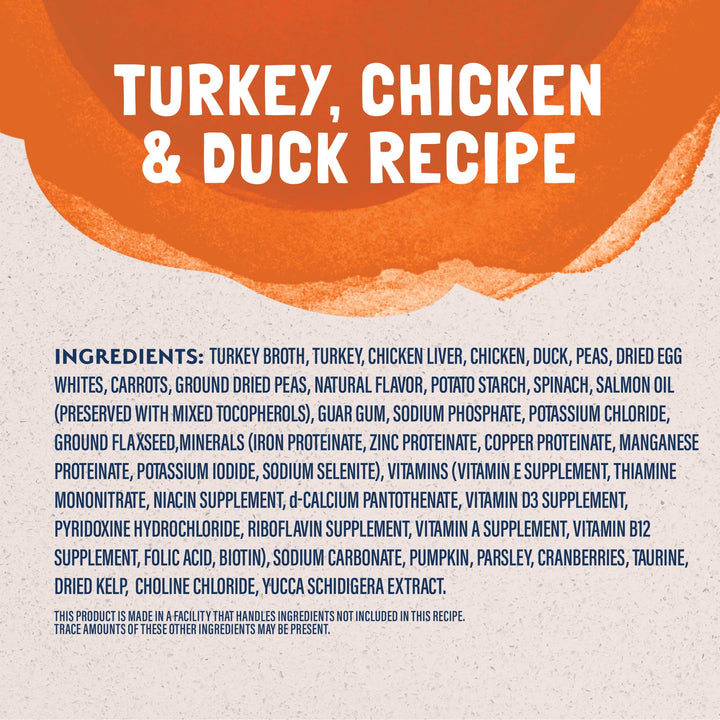 Original Ultra Platefulls Adult Grain-Free Wet Cat Food, Turkey, Chicken & Duck Recipe in Gravy, 3 oz (Pack of 24)