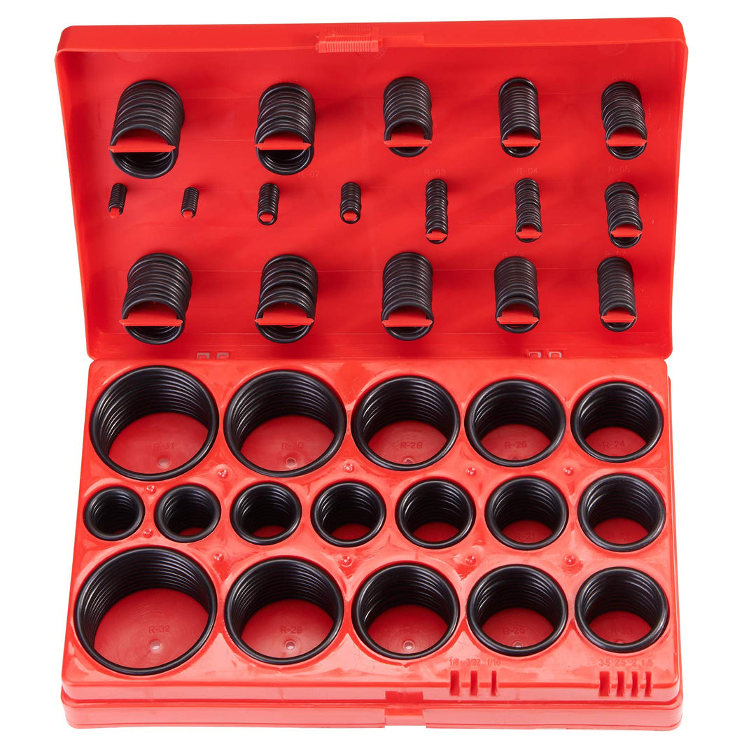 BOLET Metric Universal O Ring Assortment Set Kit,419 PCS Rubber Gasket,for Automotive,Plumbing and Faucet Repair.(419)
