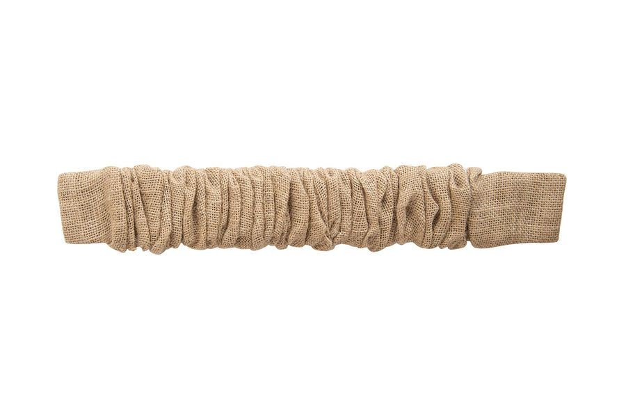 Cream Chandelier Cord Cover, Bleached Jute, 6'