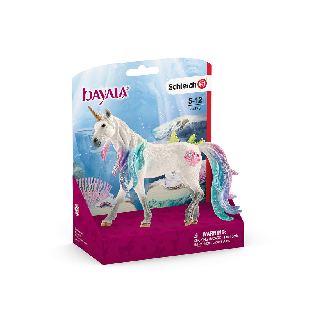 bayala Animal Figurine, Unicorn Toys for Girls and Boys 5-12 years old, Sea Unicorn Mare
