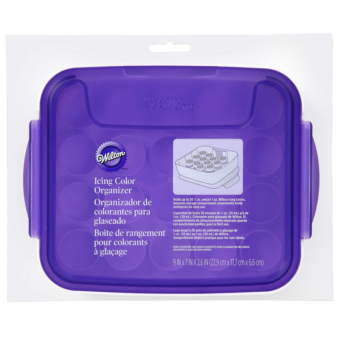 Case Color Organizer, White/Purple