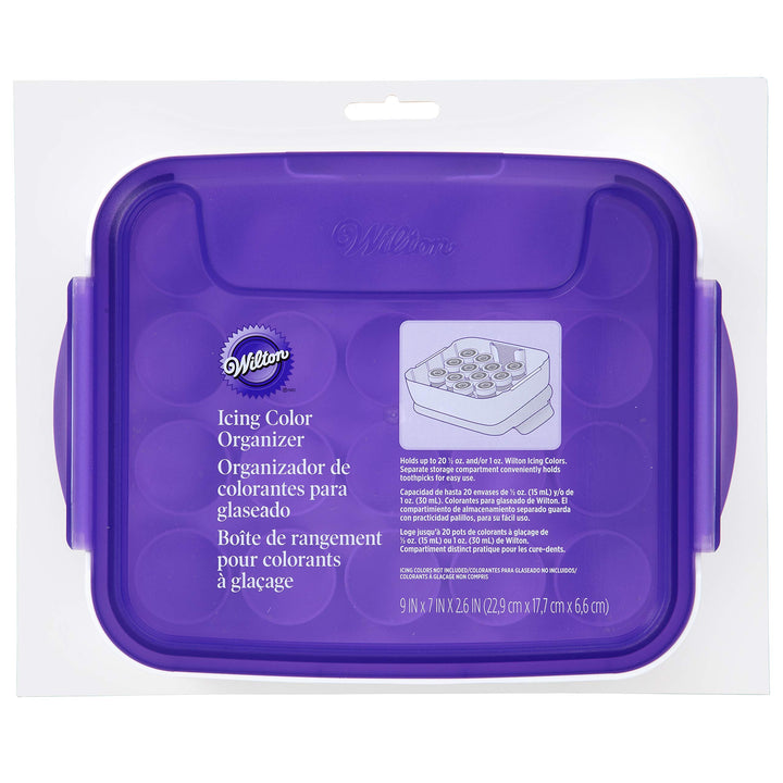 Case Color Organizer, White/Purple