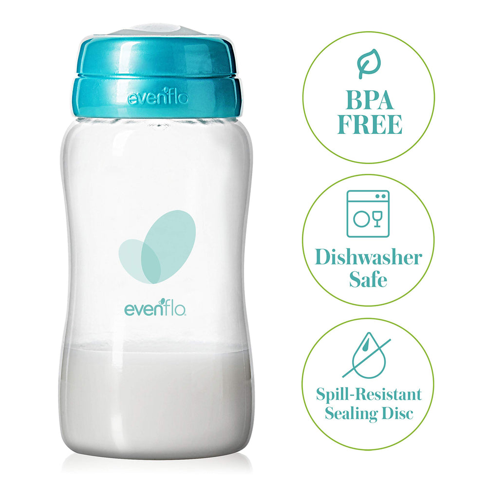 Advanced Breast Milk Collection Bottles, 5oz 6 Pack