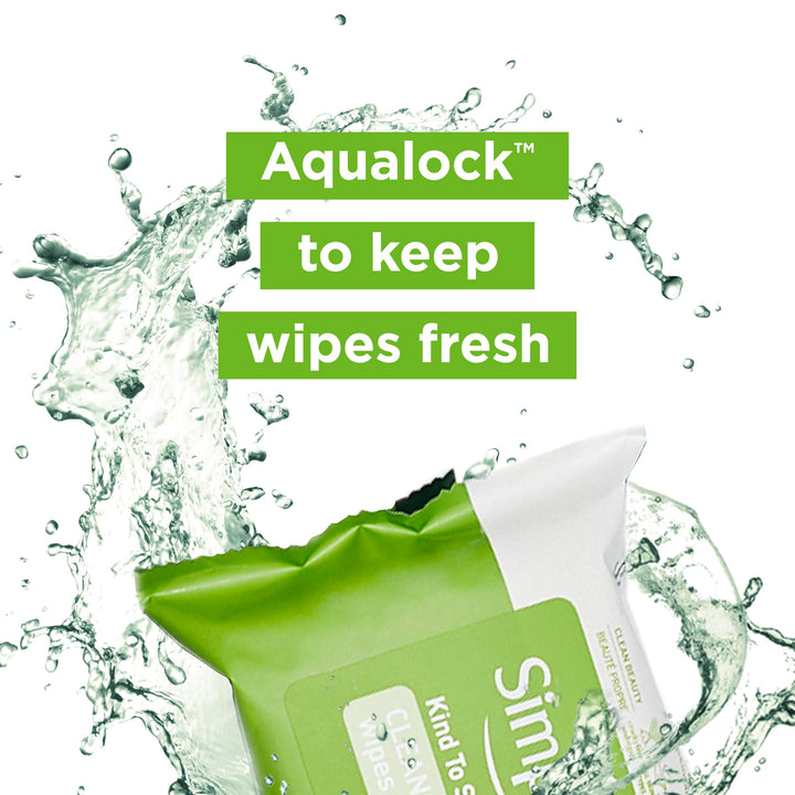 Simple Kind To Skin Facial Care Micellar 25 Piece Wipes, 4 Count