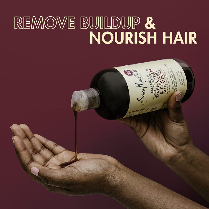 Curly Bundle: 16 oz Shampoo, 13 oz Conditioner, 11.5 oz Leave-in with Jamaican Black Castor Oil for Healthy Growth and Restoration - Sulfate Free