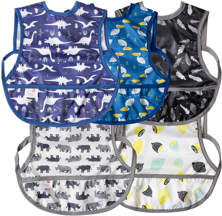 Baby Bibs/Baby Boy Bibs for Eating Waterproof Bibs Baberos Para Bebe Niño, Toddler Bibs Baby Bib Baby Smock For Eating Waterproof Bibs For Baby Boy Baby Boy Bibs 6-12 Months