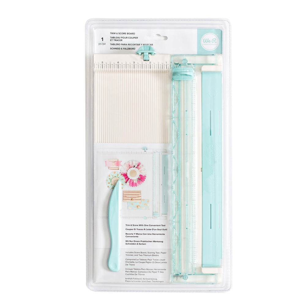 Circle Spin and Trim Tool, Includes Circle Maker Tool and Two Replacement Blades, Make Perfect Circles, Rotates 360 Degrees, Easy to Use, 1 Inch to 8 Inch Circles (Trim & Score)