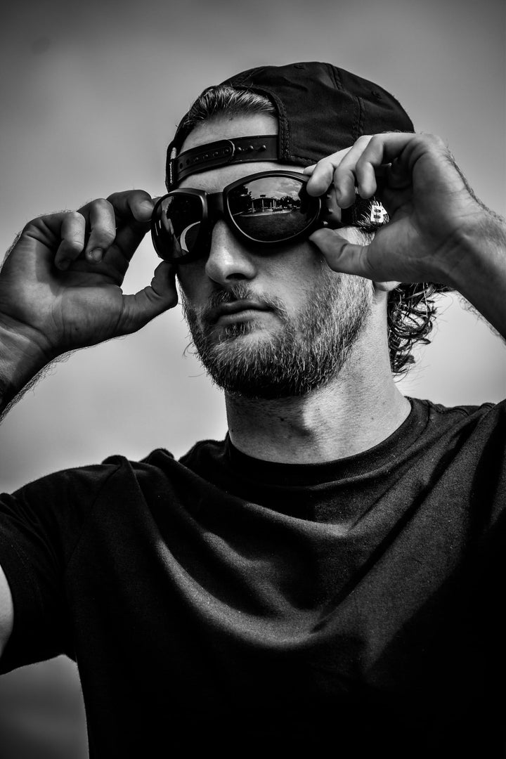 Eyewear Eagle Motorcycle Goggles (Black Frame/Polarised Smoke Lens)