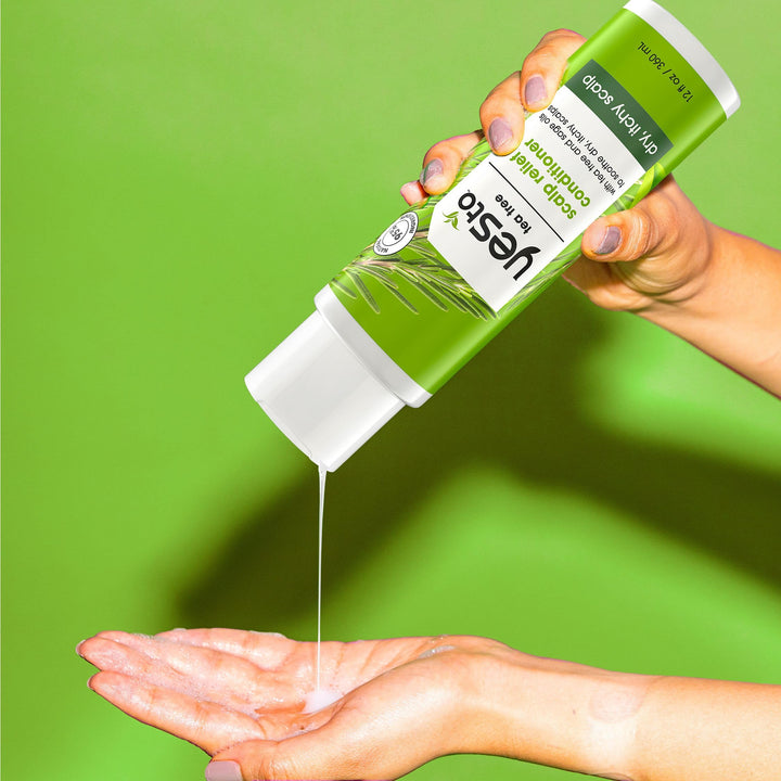 Tea Tree Scalp Relief Conditioner - Calms Dry Itchy Scalp, Hydrates & Softens With Tea Tree Oil & Sage, Natural, Vegan, Cruelty-Free, 12 Fl Oz