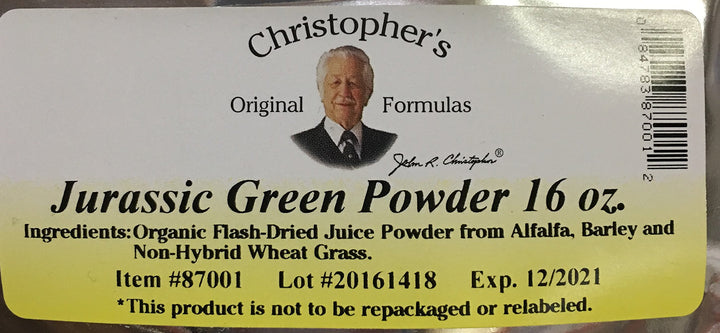 Christophers Original Formulas - Jurassic Green Powder - 16 Oz