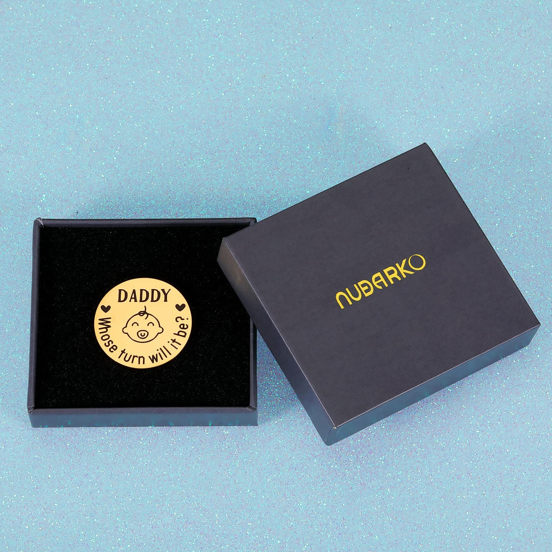 Valentines Gifts for New Baby Christmas Gifts for Teens Kids Shower Gift New Parents Decision Coin Gift for Mom Dad First Time Mommy Daddy to Be Newborn Baby Gift Pregnancy Birthday Gift for Women Men