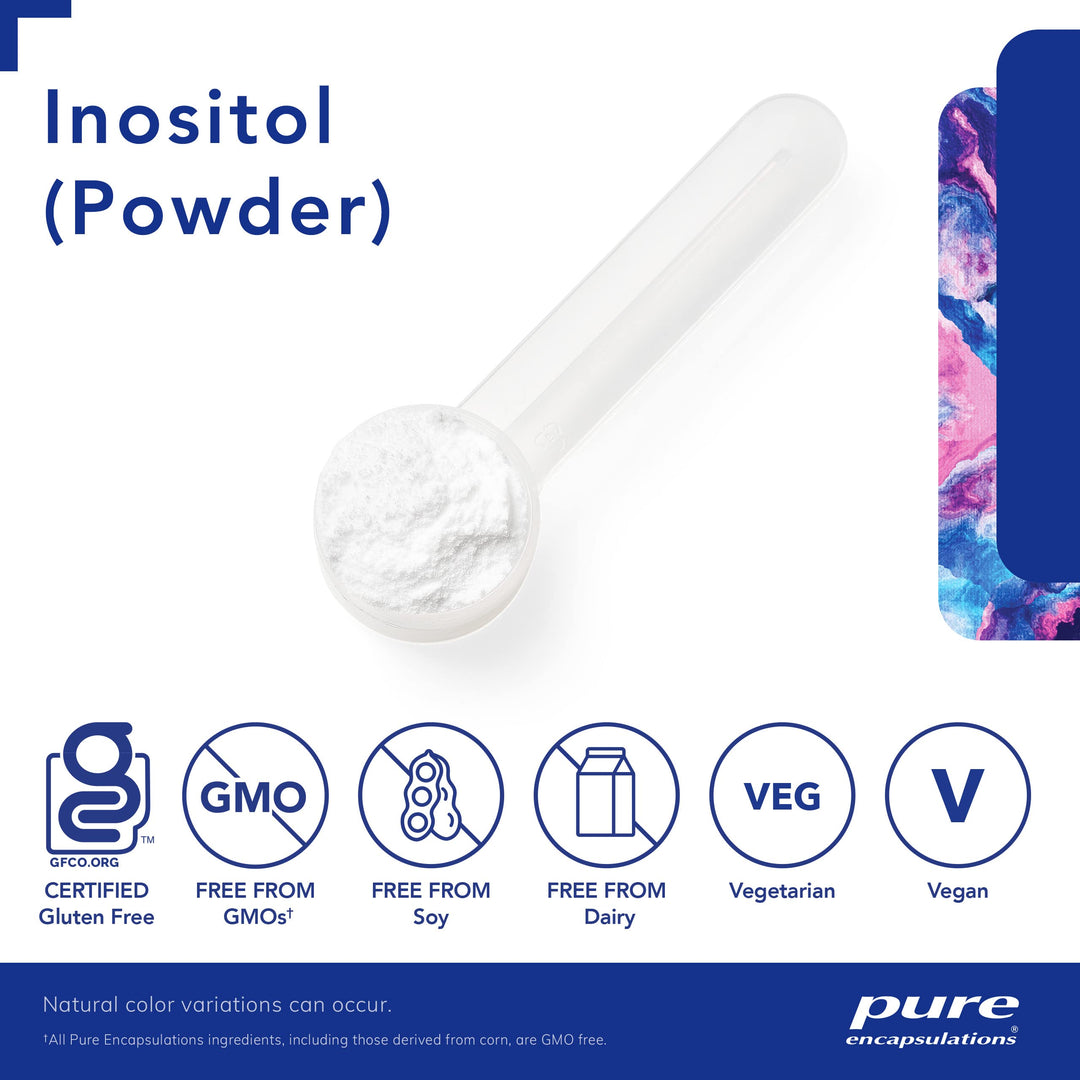 Inositol (Powder) - Supplement to Support Energy, Nervous System & Ovarian Function* - with Myo-Inositol - 8.8 Ounces