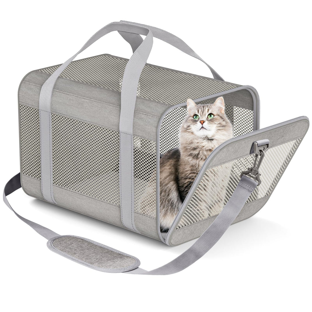 Cat Carrier Dog Carriers for Small Dogs Soft Slided Airline Approved Collapsible Pet Travel Carrier, Small (16.3 L x 11.8 H x 12.4 W)
