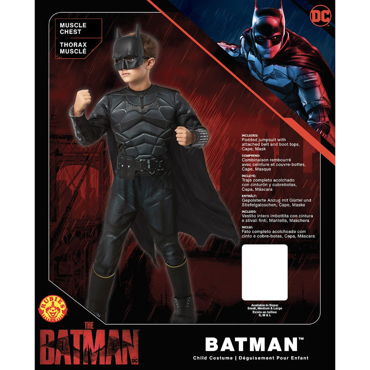 Boy's DC Batman: The Batman Movie Deluxe Costume, Large