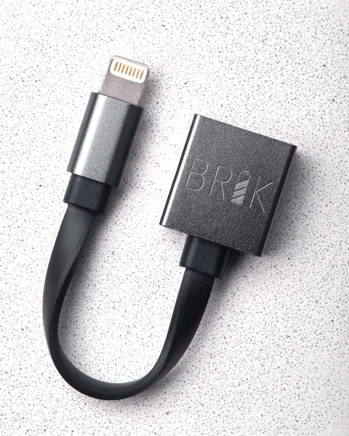 Magnetic Charging Cable - Smartphone Charger Cord - Universal Design - Anodized Metal - 3in (1-Pack)