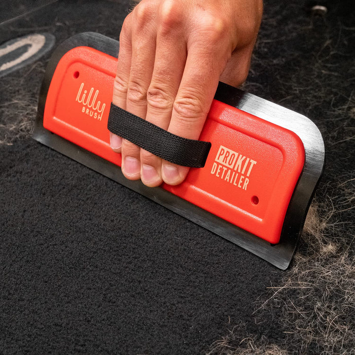 Pro Pet Hair Tool Kit | Pet Hair Remover for Couch, Car Carpet, Car Seat, Auto Interior Detailing Kit, Cat and Dog Hair Remover Tool, Cat Fur Remover, Deep Cleaning Tools