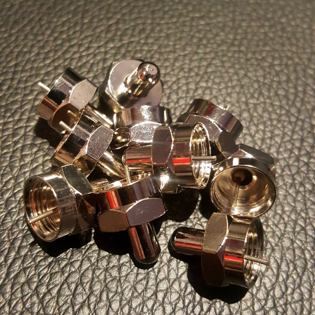 F Type 75 Ohm Terminator - 10 Pack