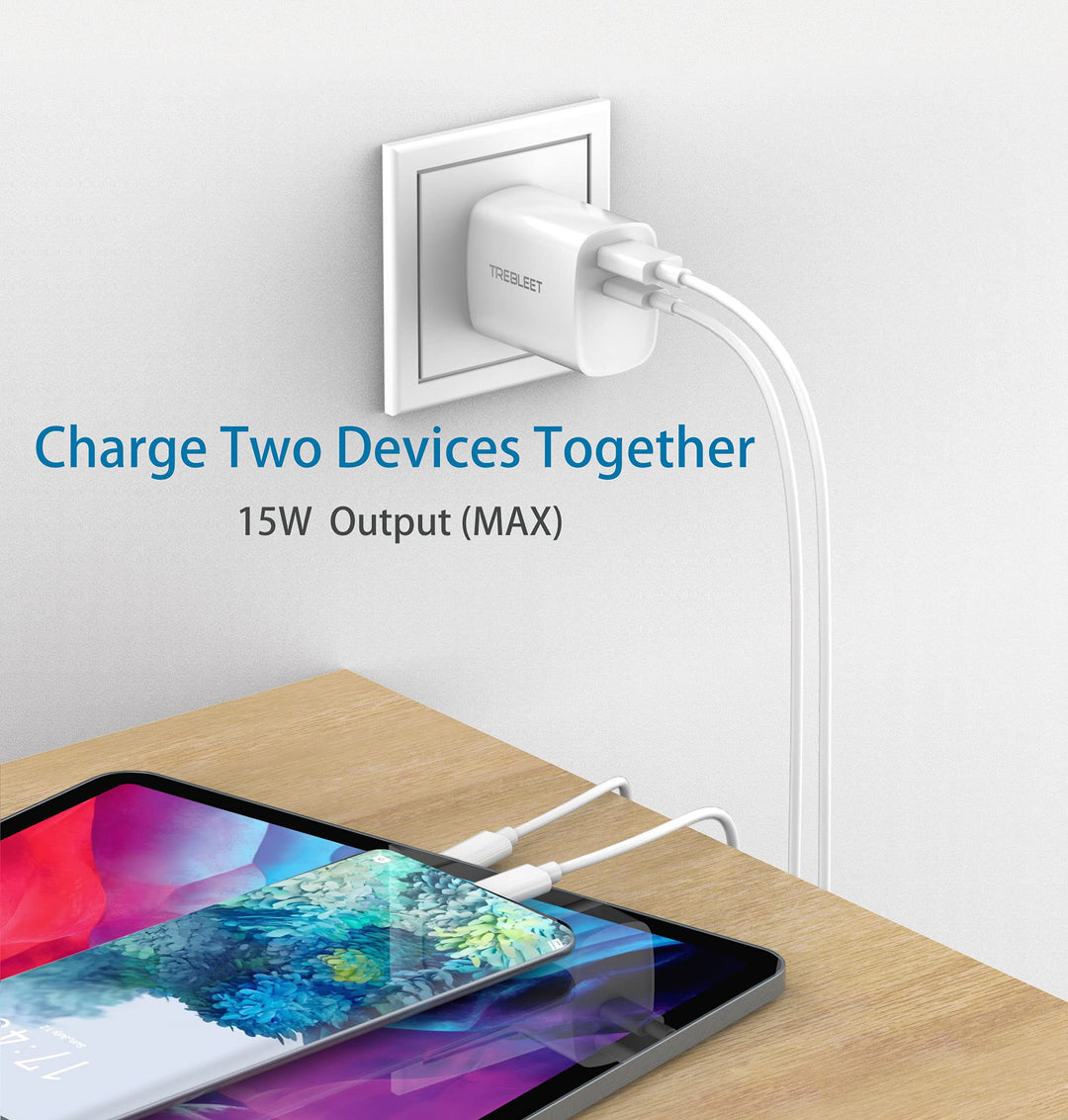 USB C Super Fast Charger,Foldable Dual-Port 30W PD Wall Charger Fast Charging for Samsung Galaxy S23/ S23 Ultra/Z fold4/ A53 5G/ S22/ S22+/ Z Flip3/Z Fold3/S21 FE/Pixel 7 (Cable not Included)