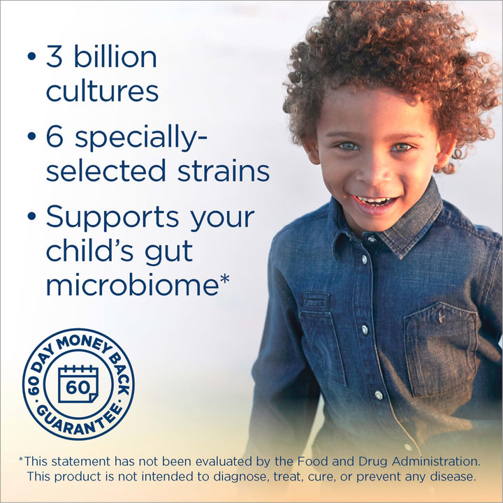 Kids Probiotic Gummies, Supports Digestive & Immune Health, Prebiotics & Probiotics, Raspberry, 30 Gummies
