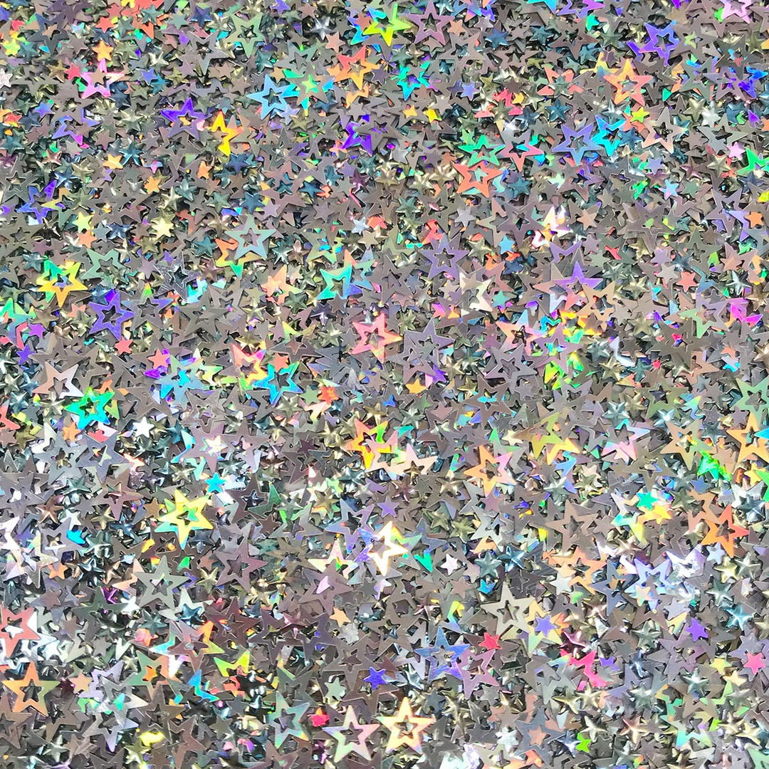 10 Grams Holographic STARS Cosmetic Glitter Festival Rave Beauty Makeup Face Body Nail