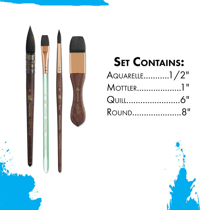 Neptune Paintbrush, Essential, Dark Wood