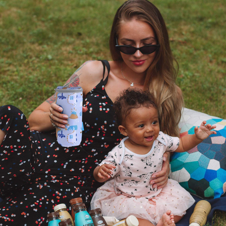 Milk Bottle Insulated Carrier Baby Water Bottle Strap Bag Travel Outdoor Bottle Keep Warm Carrying Sleeve Pouch 20X12X1cm