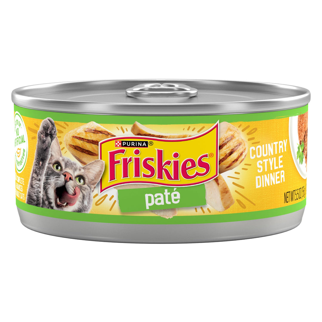 Purina Wet Cat Food Pate, Country Style Dinner - (Pack of 24) 5.5 oz. Cans