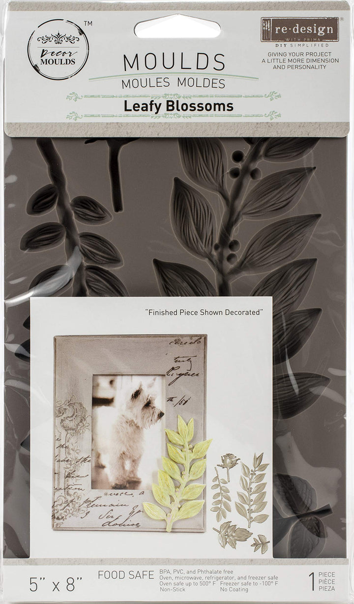 Redesign Mould 5X8 BLSM, Leafy Blossoms