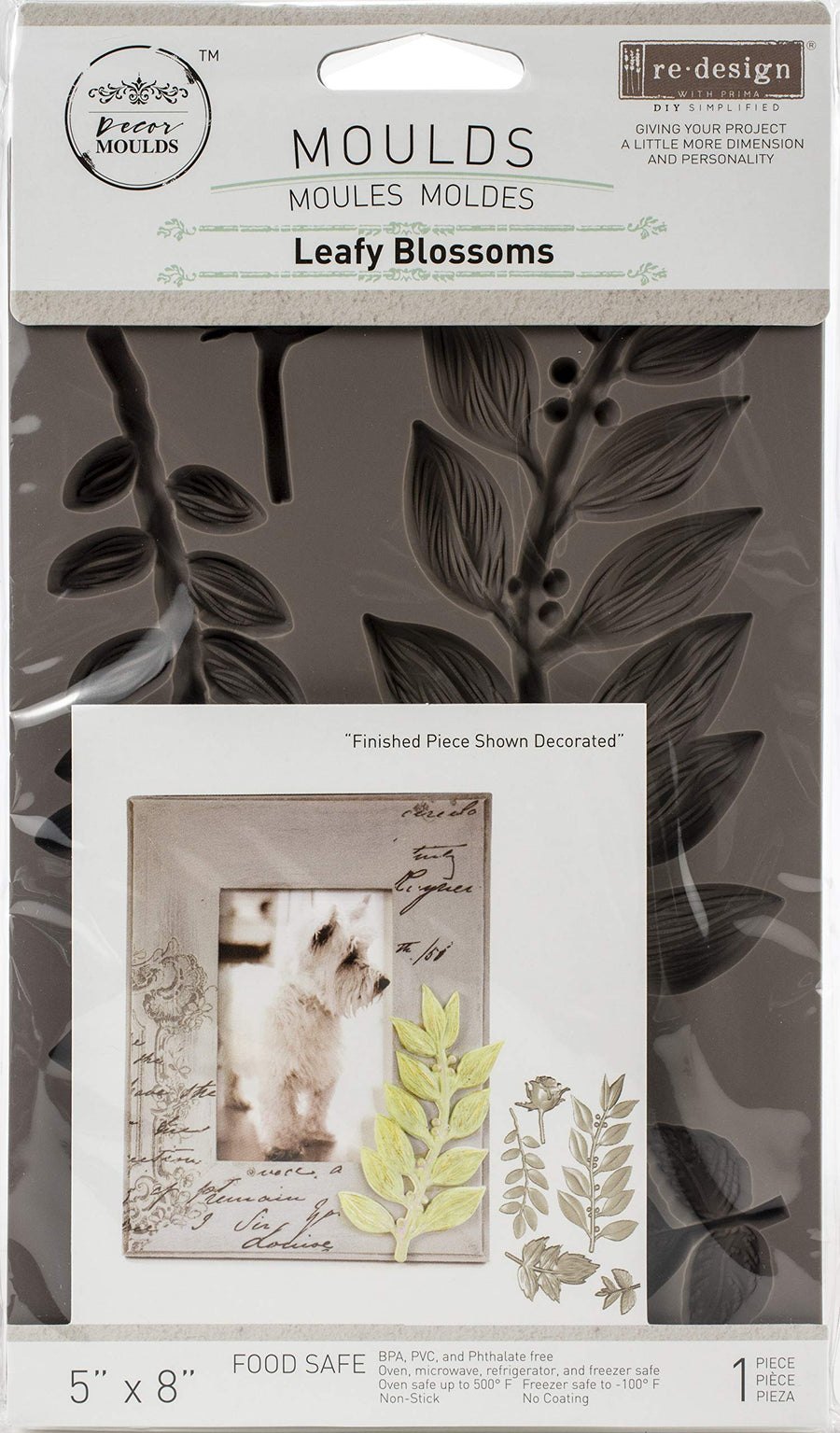 Redesign Mould 5X8 BLSM, Leafy Blossoms