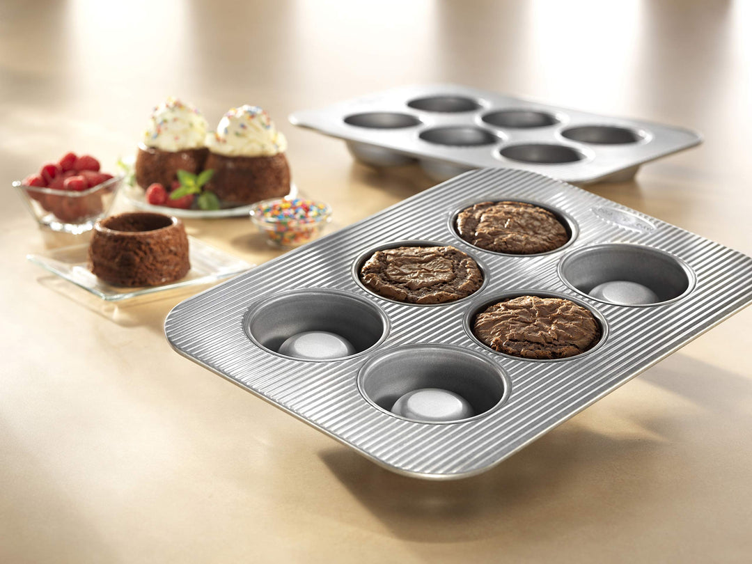 Brownie Bowl Dessert Pan, 6 Cup, Aluminized Steel