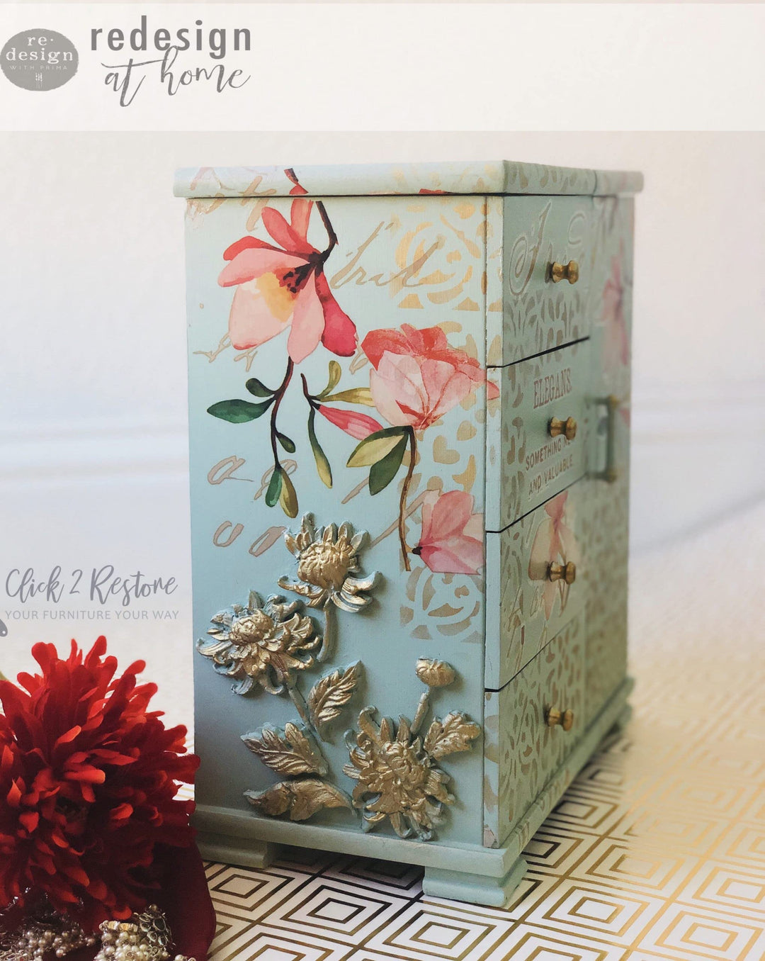 REDESIGN MOULD 5X8 BOTAN FLRL, Botanist Floral