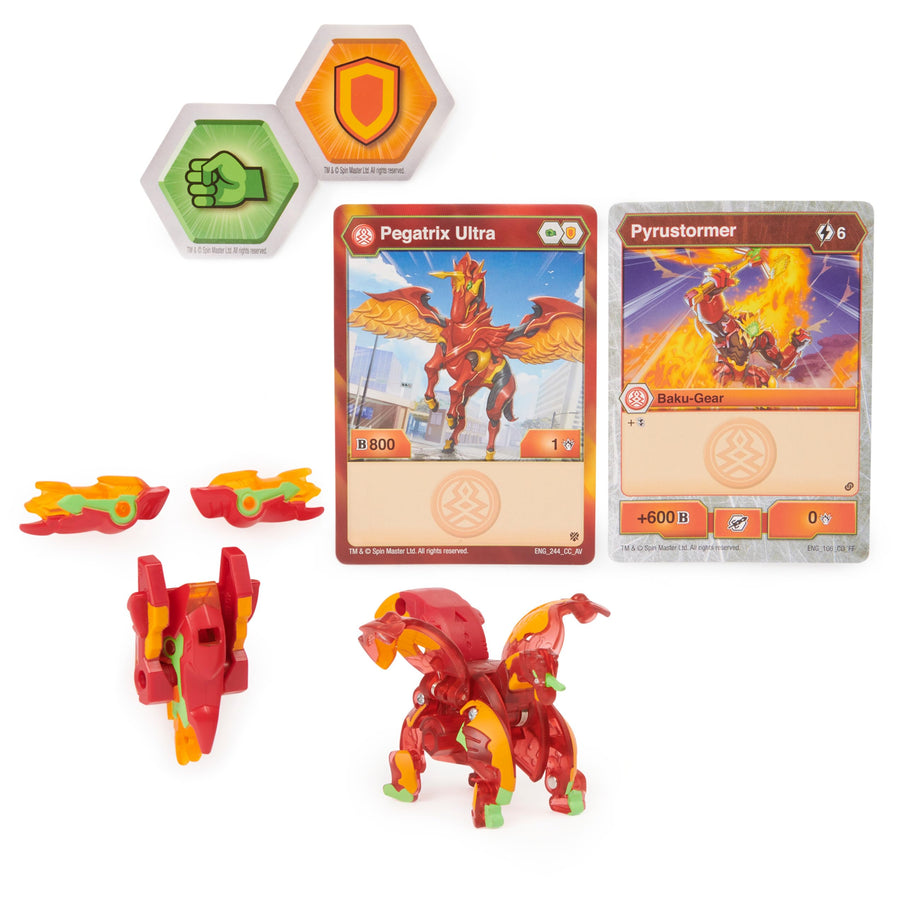 Ultra, Pegatrix with Transforming Baku-Gear, Armored Alliance 3-inch Tall Collectible Action Figure