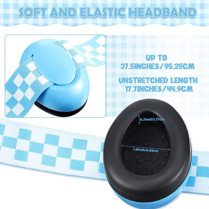 Baby Ear Protection Noise Cancelling Ear Muffs Toddler Headphone with Adjustable Elastic Headband for Baby 3-36 Month