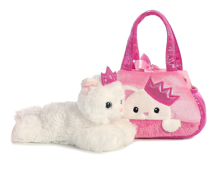 ® Fashionable Fancy Pals™ Peek-A-Boo Princess Kitty™ Stuffed Animal - On-The-go Companions - Stylish Accessories - Multicolor 7 Inches