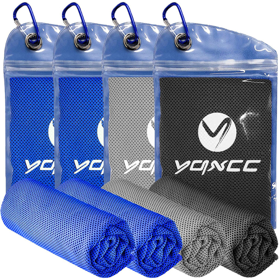 3 Pcs Cooling Towel (47x12) Cool Cold Towel for Neck, Microfiber Ice Towel, Soft Breathable Chilly Towel for Yoga, Golf, Gym, Camping, Running, Workout & More Activities