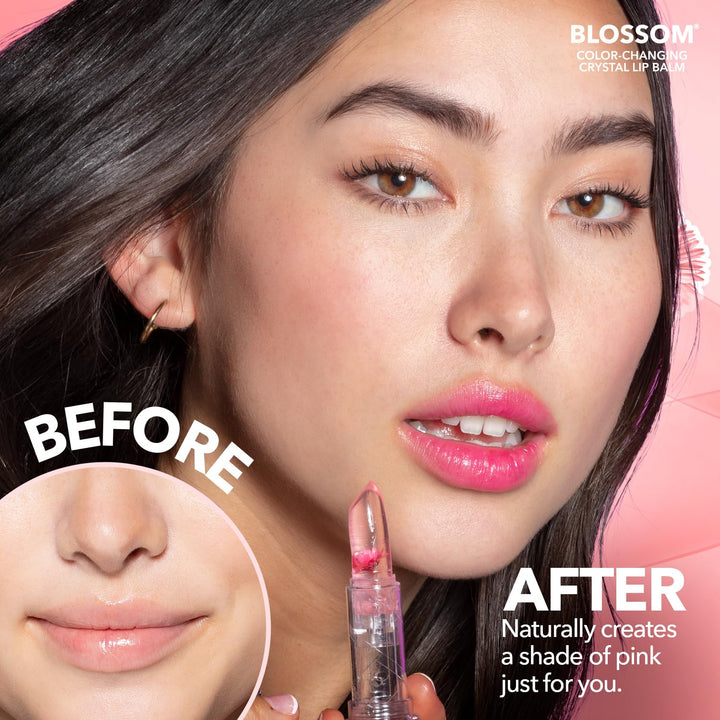 Crystal Lip Balm - Color Changing - Pink