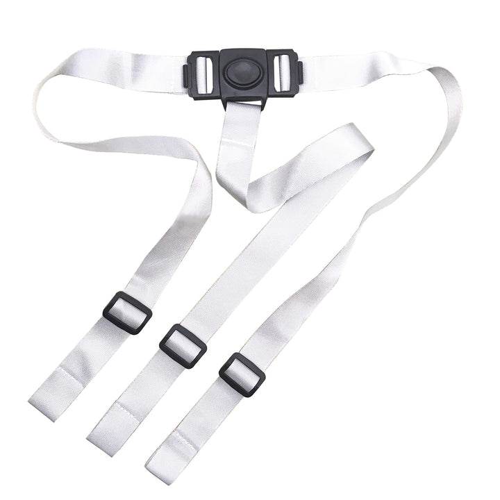 High Chair Straps, 3 Point Harness Straps Belt for Child Kid Chair Strap for IKEA Antilop High Chair (Grey)