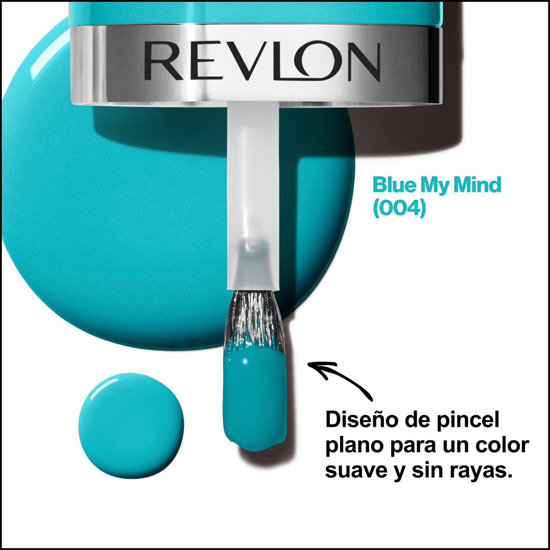 Ultra HD Snap Nail Colors, Natural Rich Glossy Nail Polish, 100% Vegan Formula, No Base and Top Coat Needed, 004 Blue My Mind, 0.27 fl. Oz.