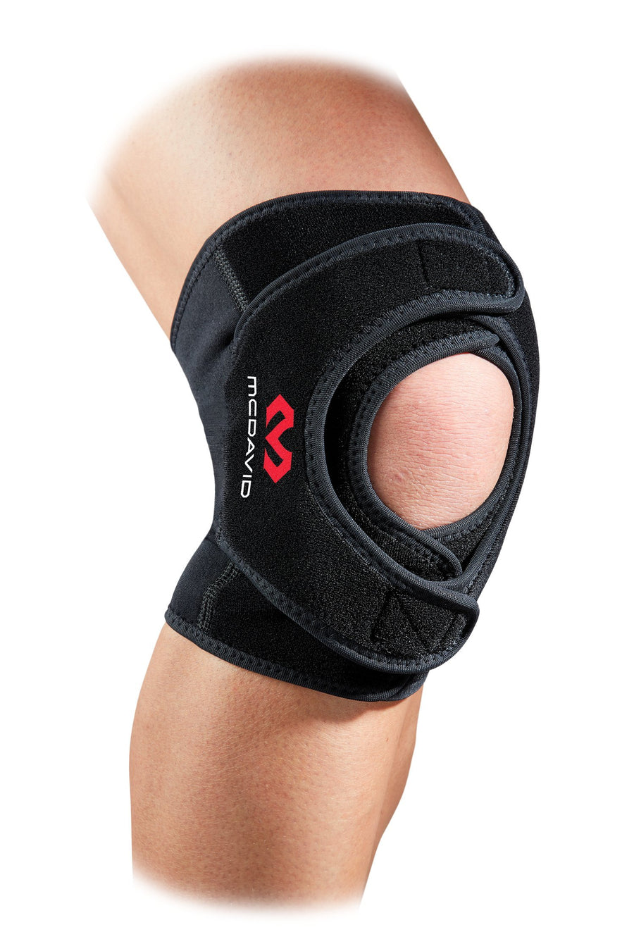 Knee Support Wrap, Knee Pain Relief from Jumpers Knee, Runners Knee, Patella Support, Tendon Support, Cartilage Meniscus Injuries, Adjustable for Men & Women, Sold as Single Unit (1)
