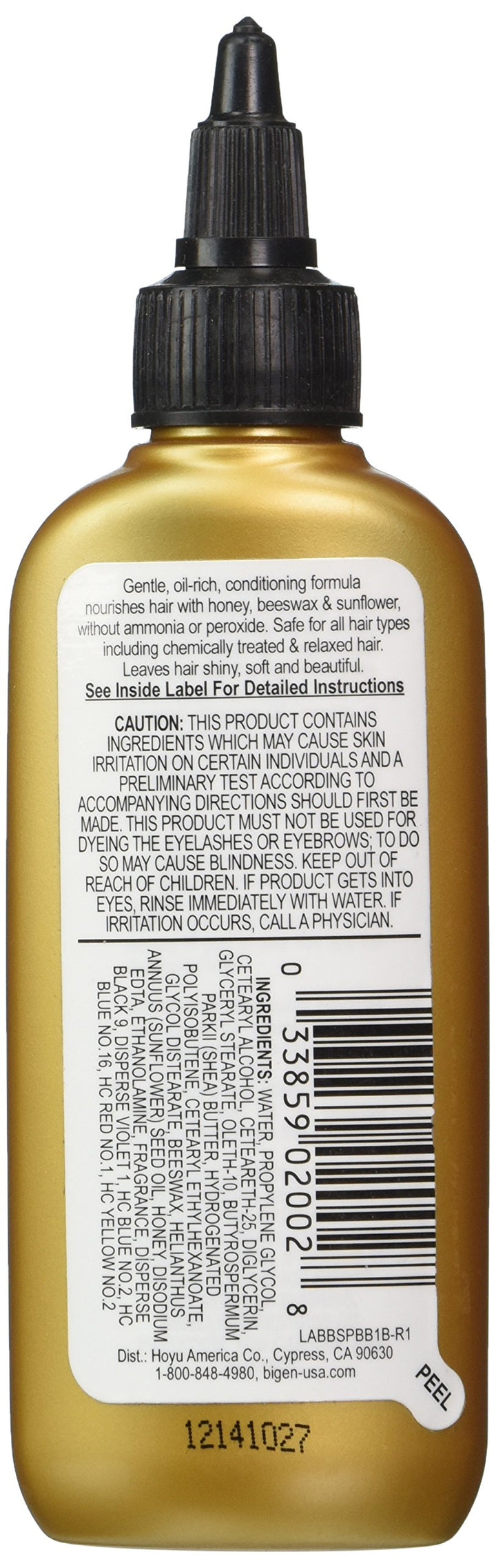Semi Permanent Hair Color, Bluest Black, 3.0 Ounce (BSPBB1)