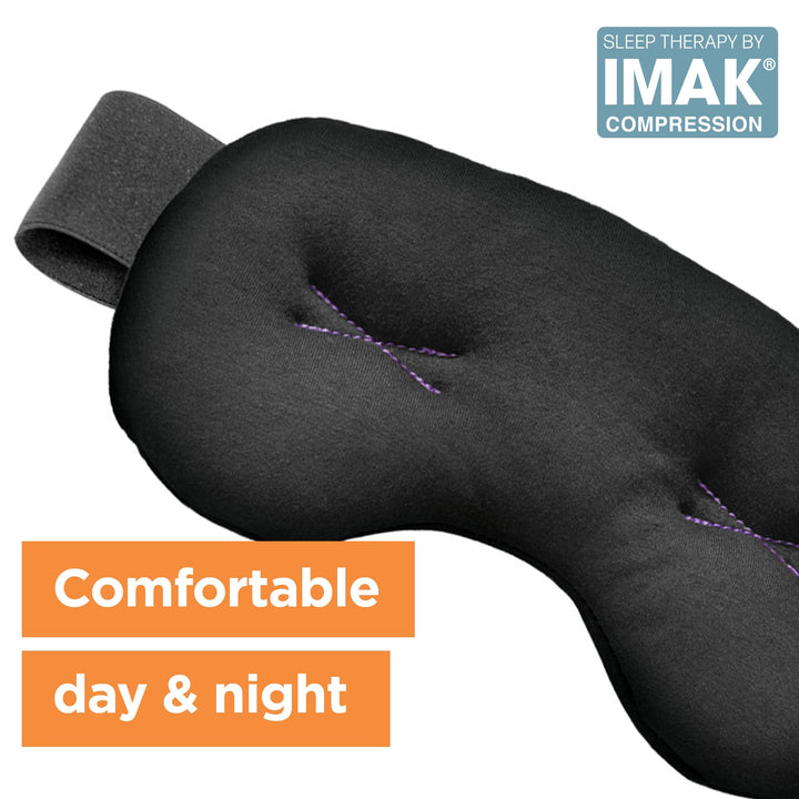 - IMAK Weighted & Cooling Eye Pillow for Sleep - Cooling Sleep Eye Mask & Shade with ErgoBeads for Men & Women - Reusable Eye Cover for Headache, Migraine, Puffy Eyes & Eye Strain Relief