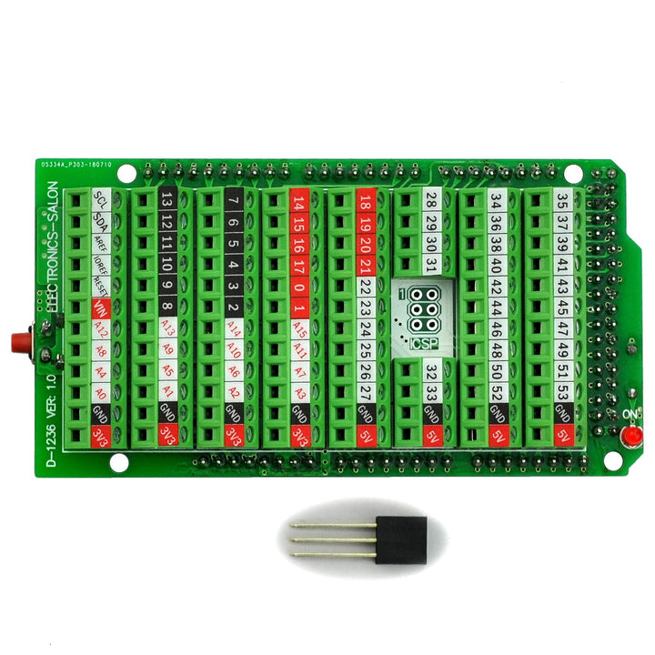Screw Terminal Block Breakout Module, for Arduino MEGA-2560 R3.