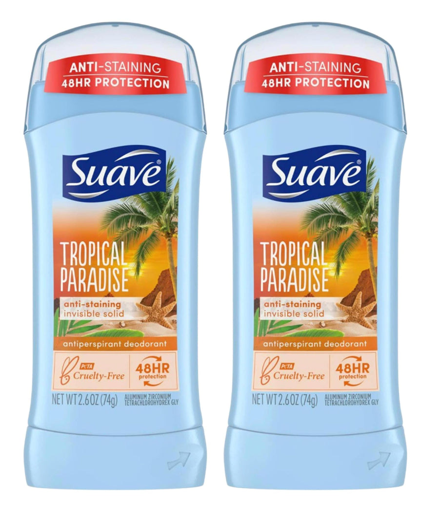 Deodorant 2.6 Ounce 24Hr Tropic Paradise Invis. Solid (76ml) (2 Pack)