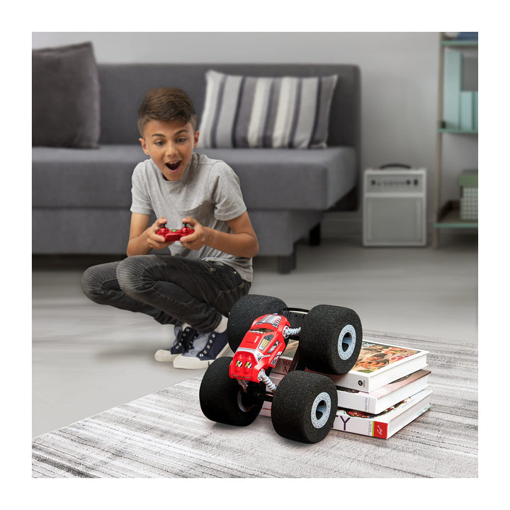 Super Soft, Stunt Shot Indoor Remote Control Stunt Vehicle with Soft Wheels, for Kids Aged 5 and up