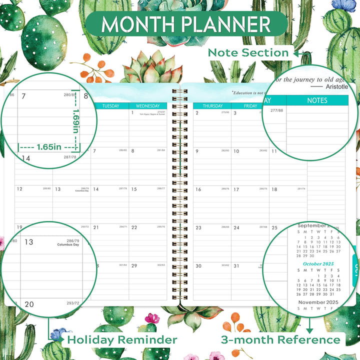2025 Teacher Planner - Lesson Planner 2025 from Jan 2025 - Dec 2025, 8'' x 10'', Lesson Plan Book, Weekly & Monthly Lesson Planner with Quotes