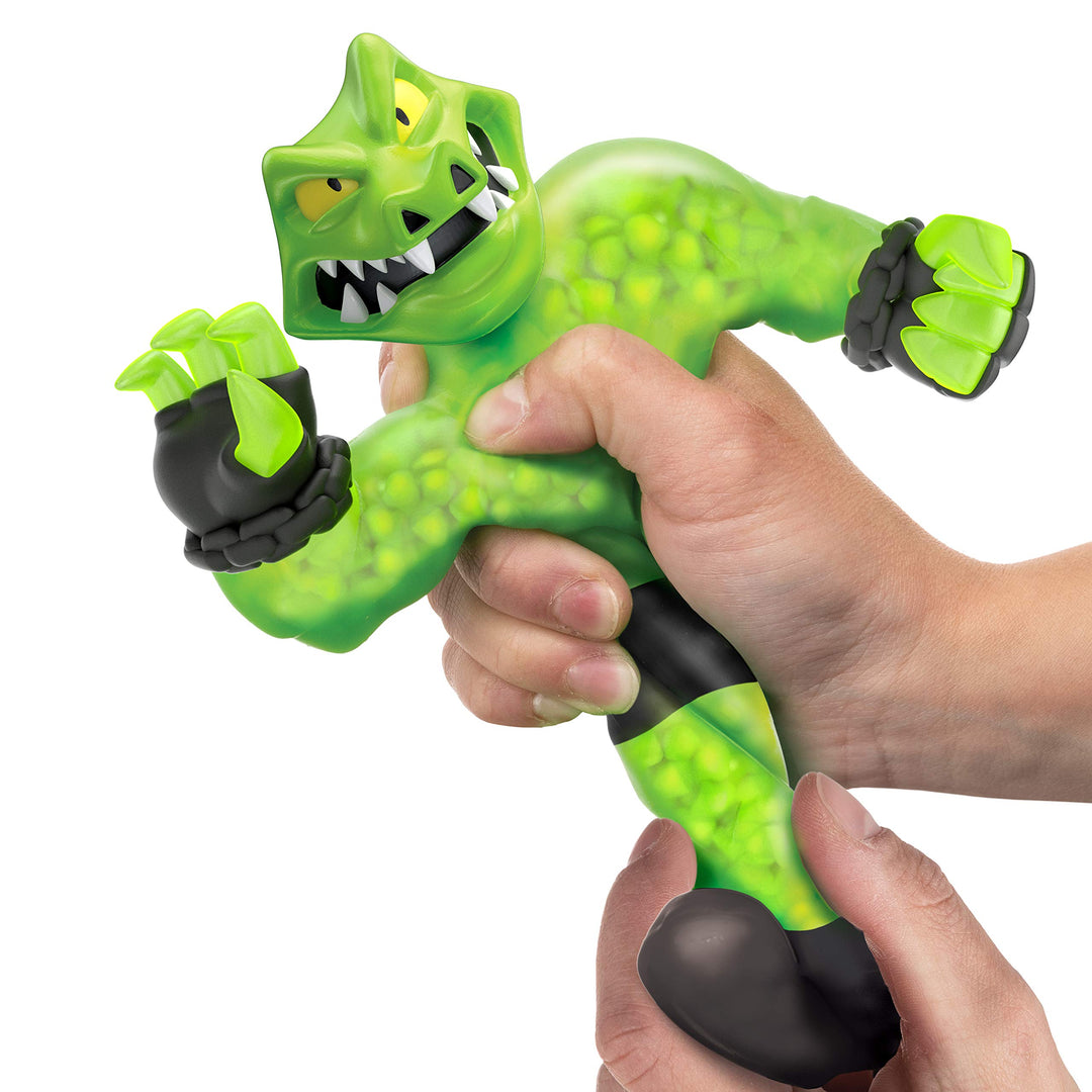 Heroes of - 2 Pack of Glow in The Dark Action Figures, Thrash Vs Rockjaw