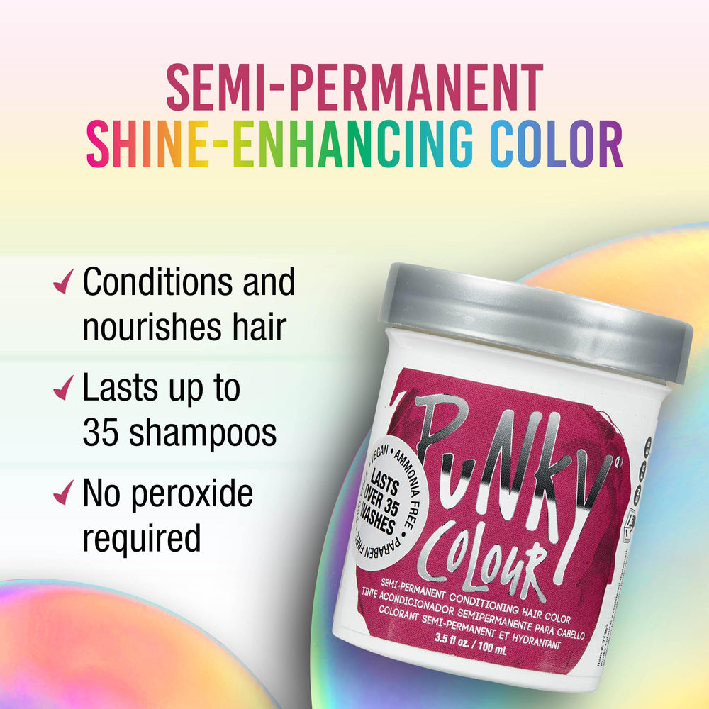 Rose Red Semi Permanent Conditioning Hair Color, 3.5oz