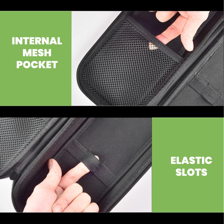 Stethoscope Case Compatible with 3M Littmann Classic III Monitoring/Lightweight II S.E/Cardiology IV Diagnostic/MDF Acoustica Stethoscopes- Black Flower